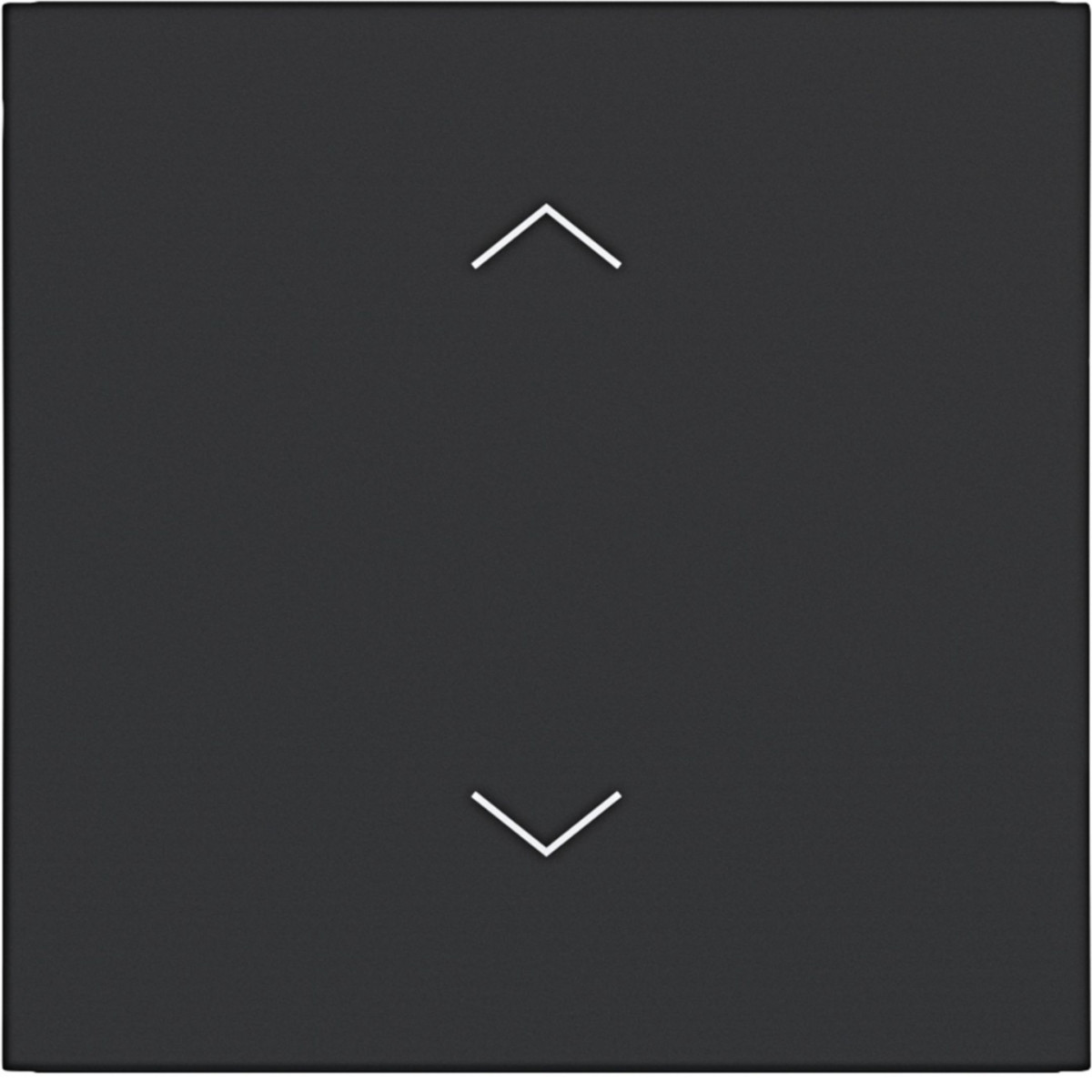 Hager A.x/C.x Wip 1-voudig, met opdruk pijlensymbool, A.X/C.X, nachtzwart mat