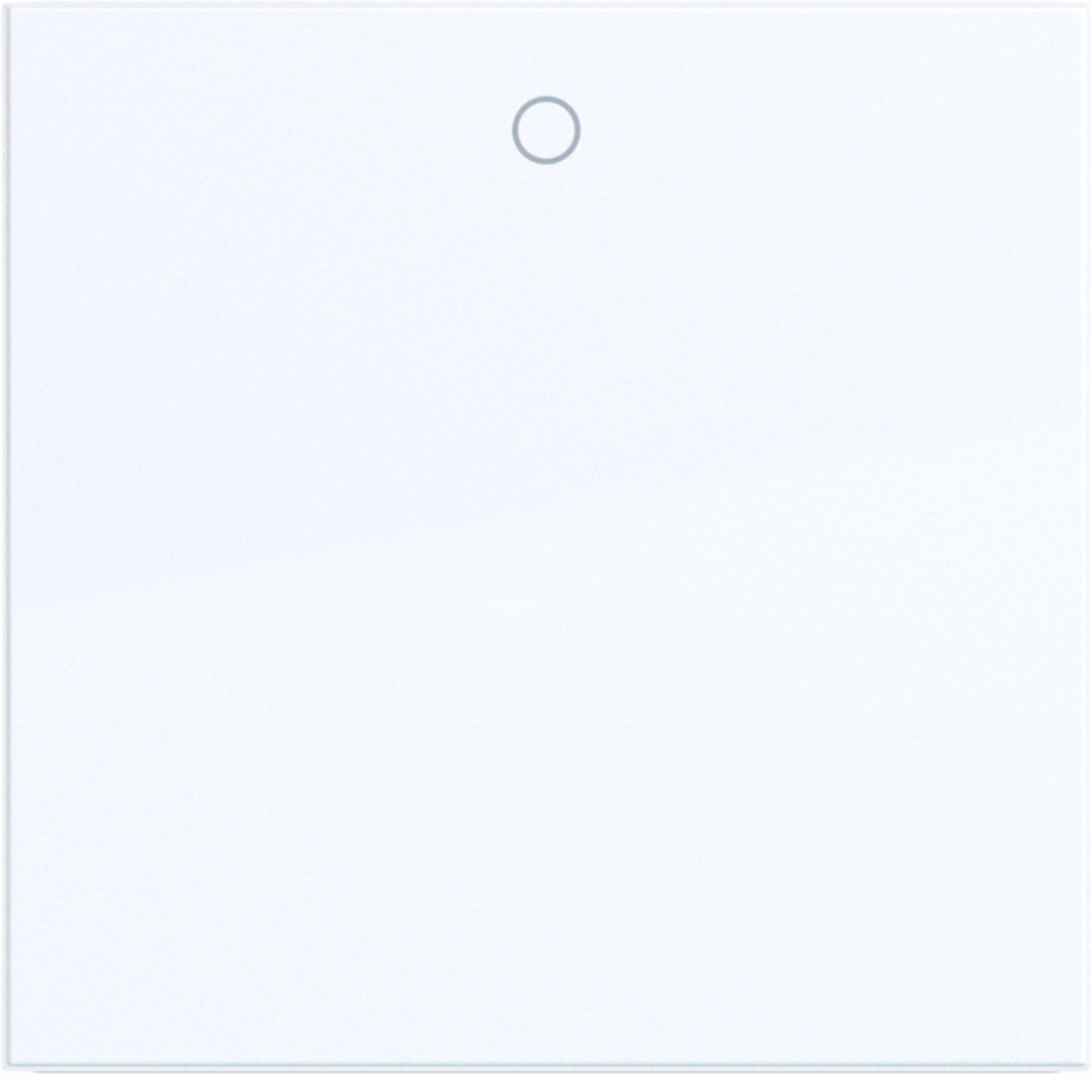 Hager A.x/C.x Wip 1-voudig, opdruk "0", A.X/C.X, lichtwit glanzend