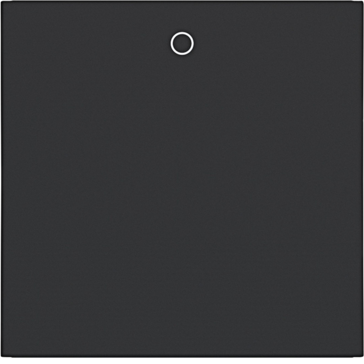 Hager A.x/C.x Wip 1-voudig, opdruk "0", A.X/C.X, nachtzwart mat