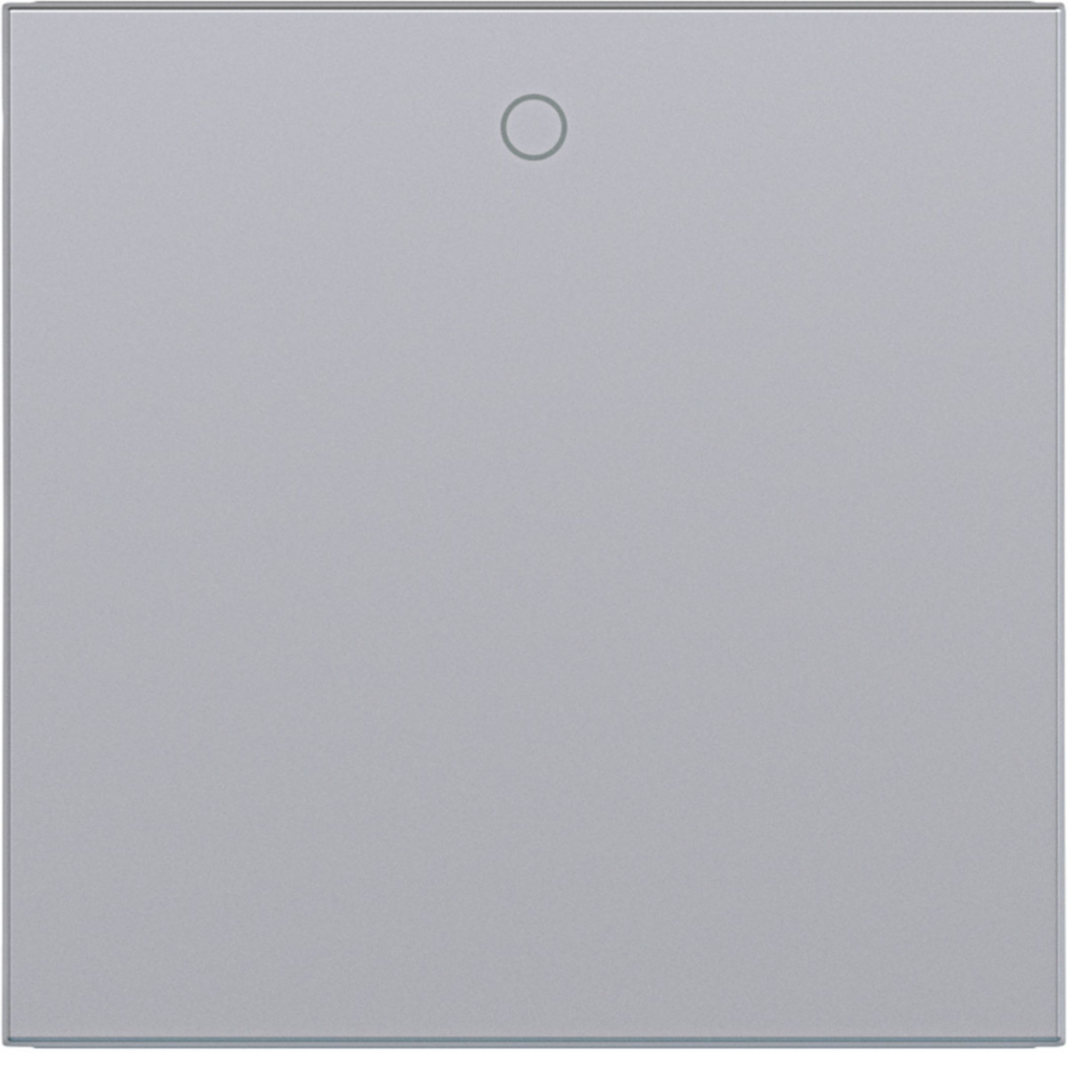 Hager A.x/C.x Wip 1-voudig, opdruk "0", A.X/C.X, titaan