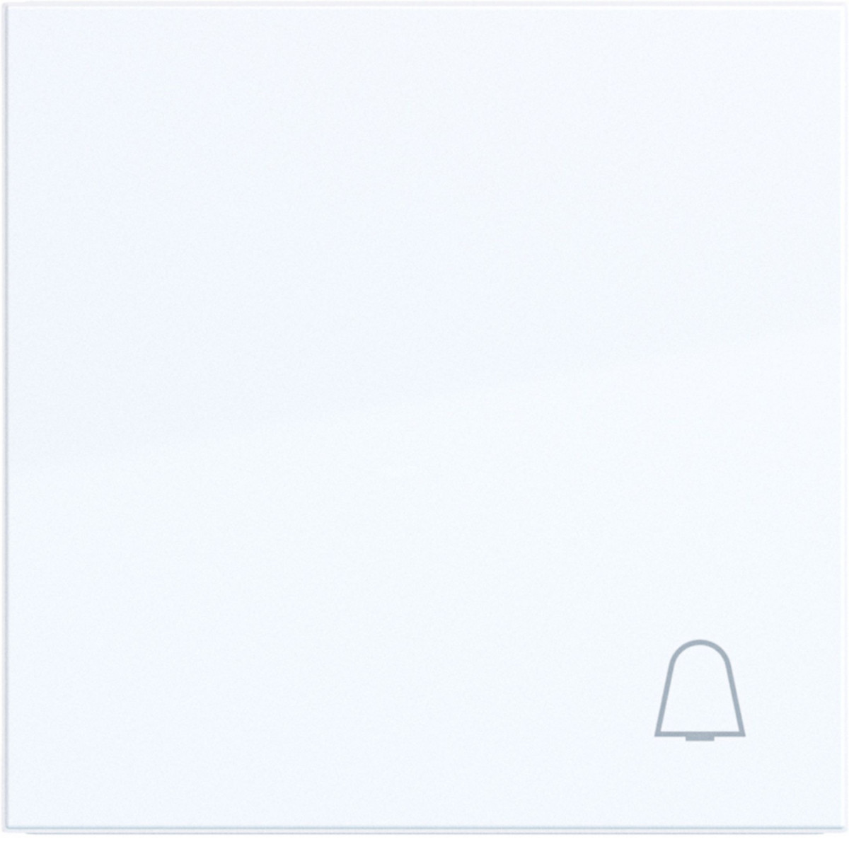 Hager A.x/C.x Wip 1-voudig, opdruk belsymb., A.X/C.X, lichtwit glanzend