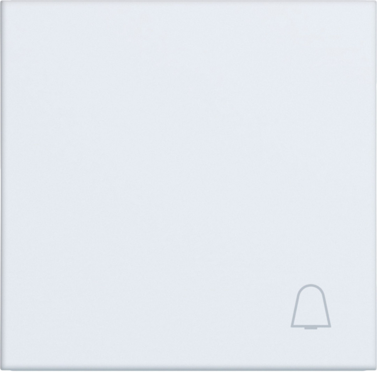 Hager A.x/C.x Wip 1-voudig, opdruk belsymb., A.X/C.X, lichtwit mat