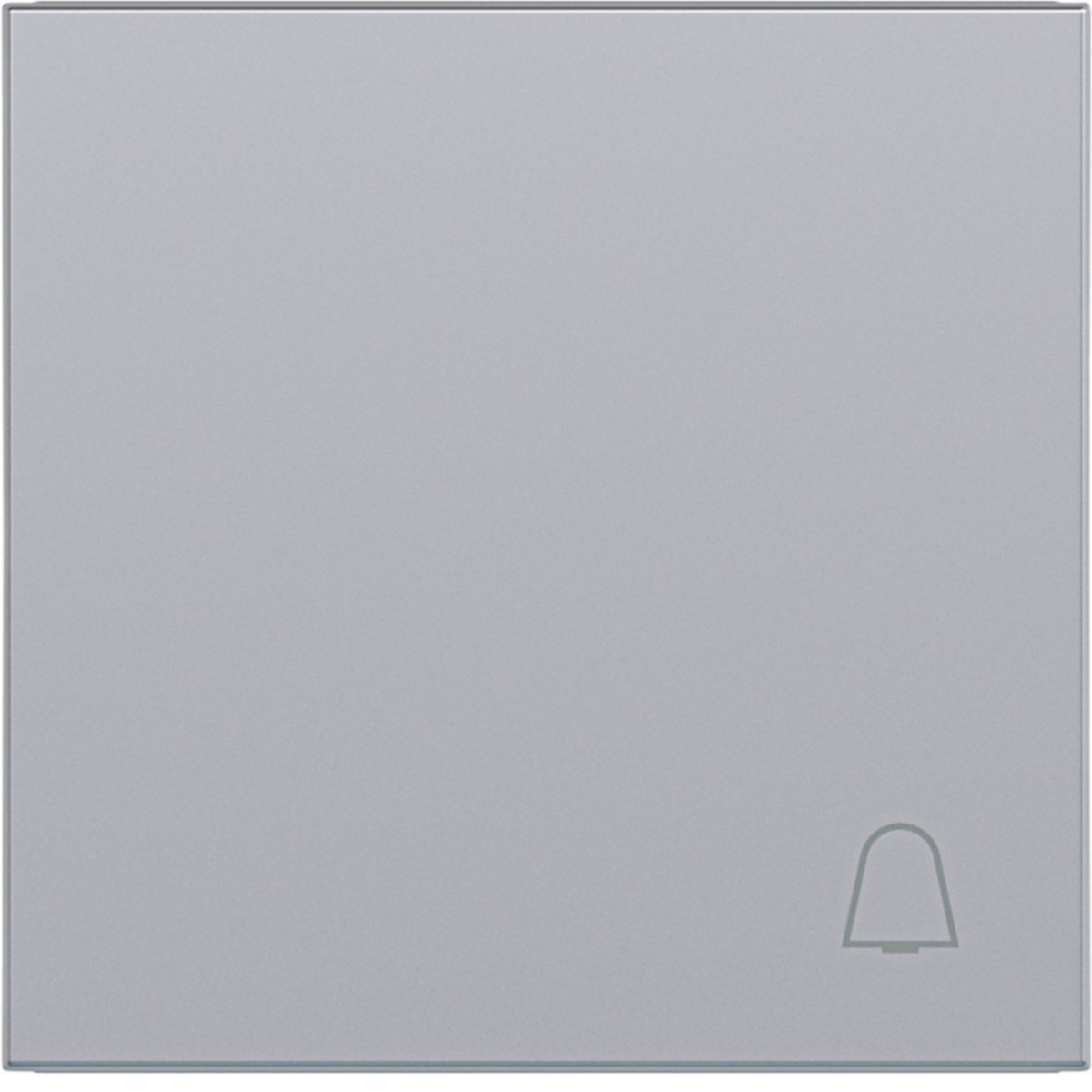 Hager A.x/C.x Wip 1-voudig, opdruk belsymb., A.X/C.X, titaan