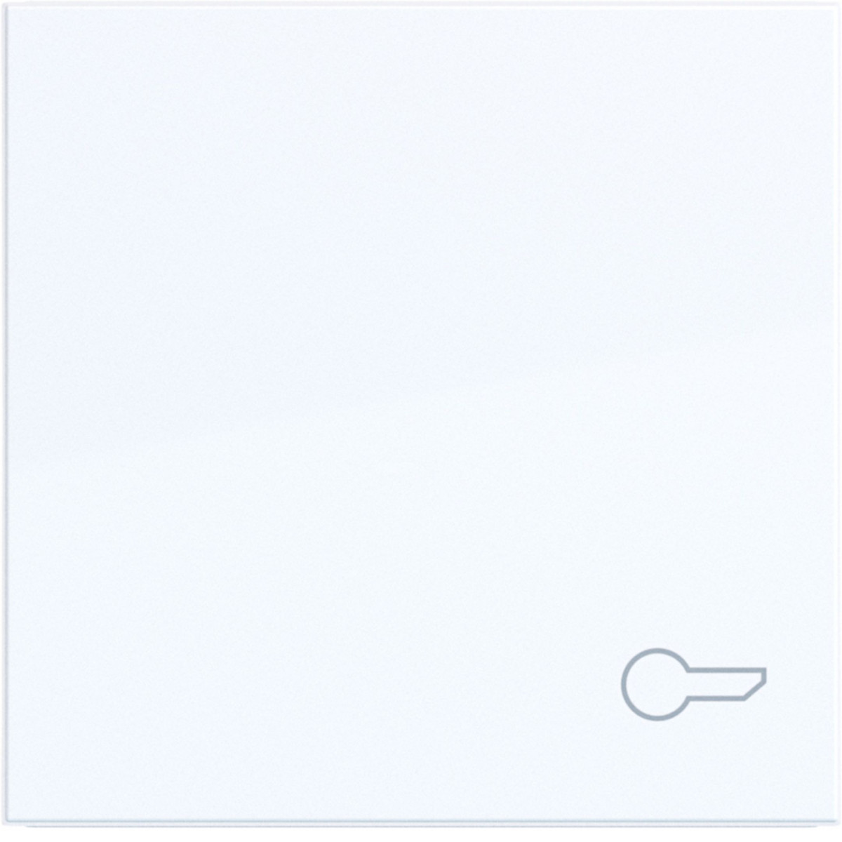 Hager A.x/C.x Wip 1-voudig, opdruk deuropenersymb., A.X/C.X, lichtwit glanzend