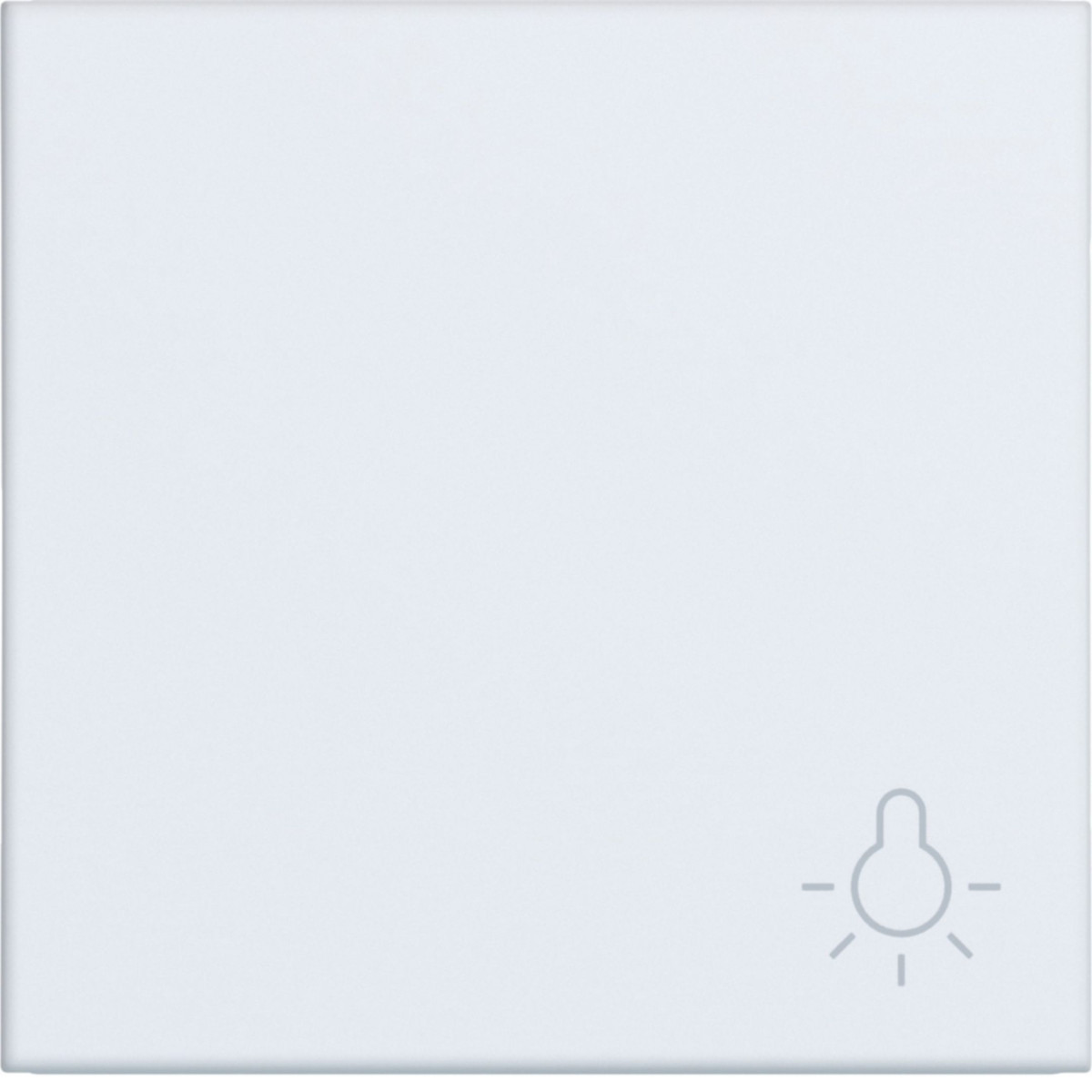 Hager A.x/C.x Wip 1-voudig, opdruk lichtsymb., A.X/C.X, lichtwit mat