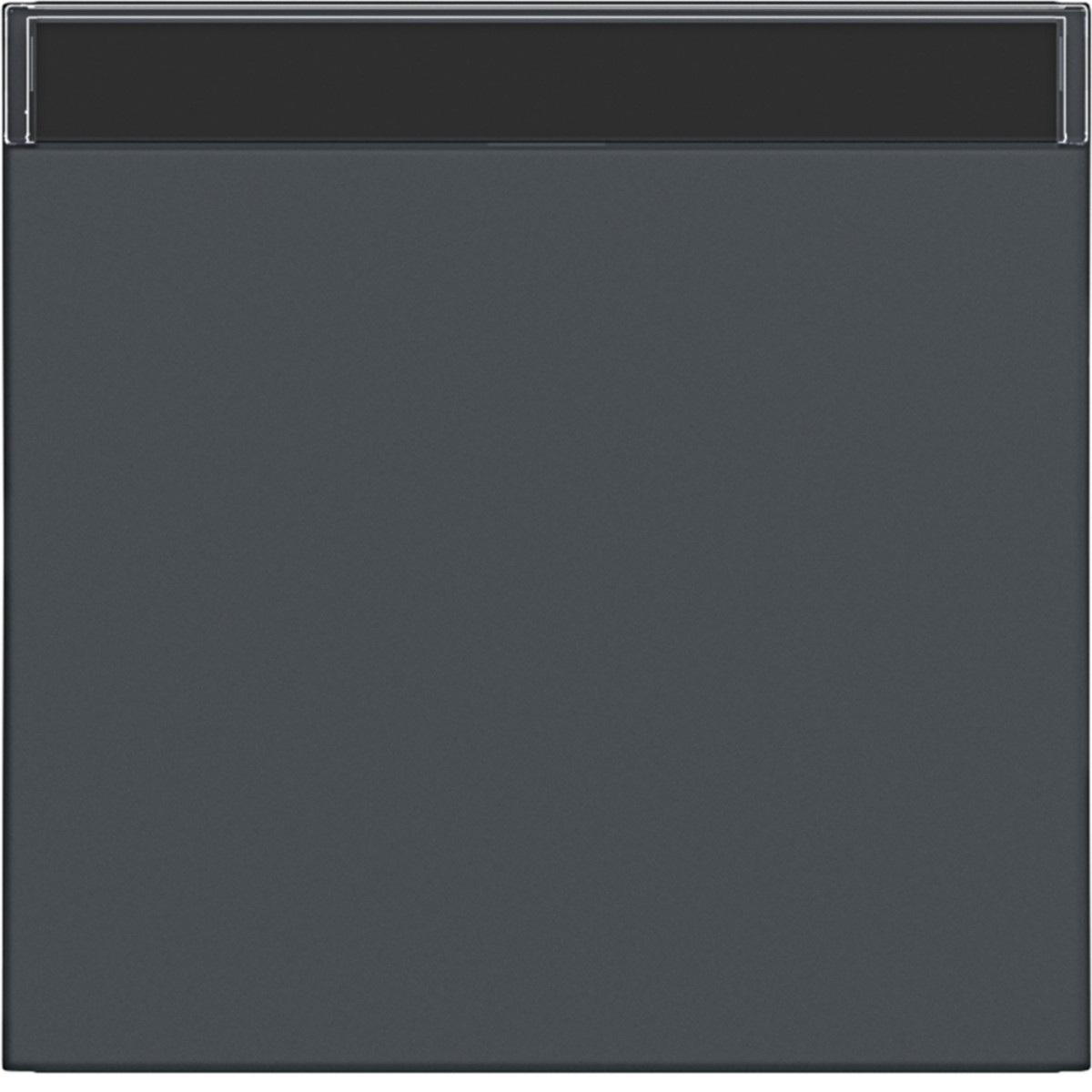 Hager A.x/C.x Wip 1-voudig, tekstveld, A.X/C.X, antraciet