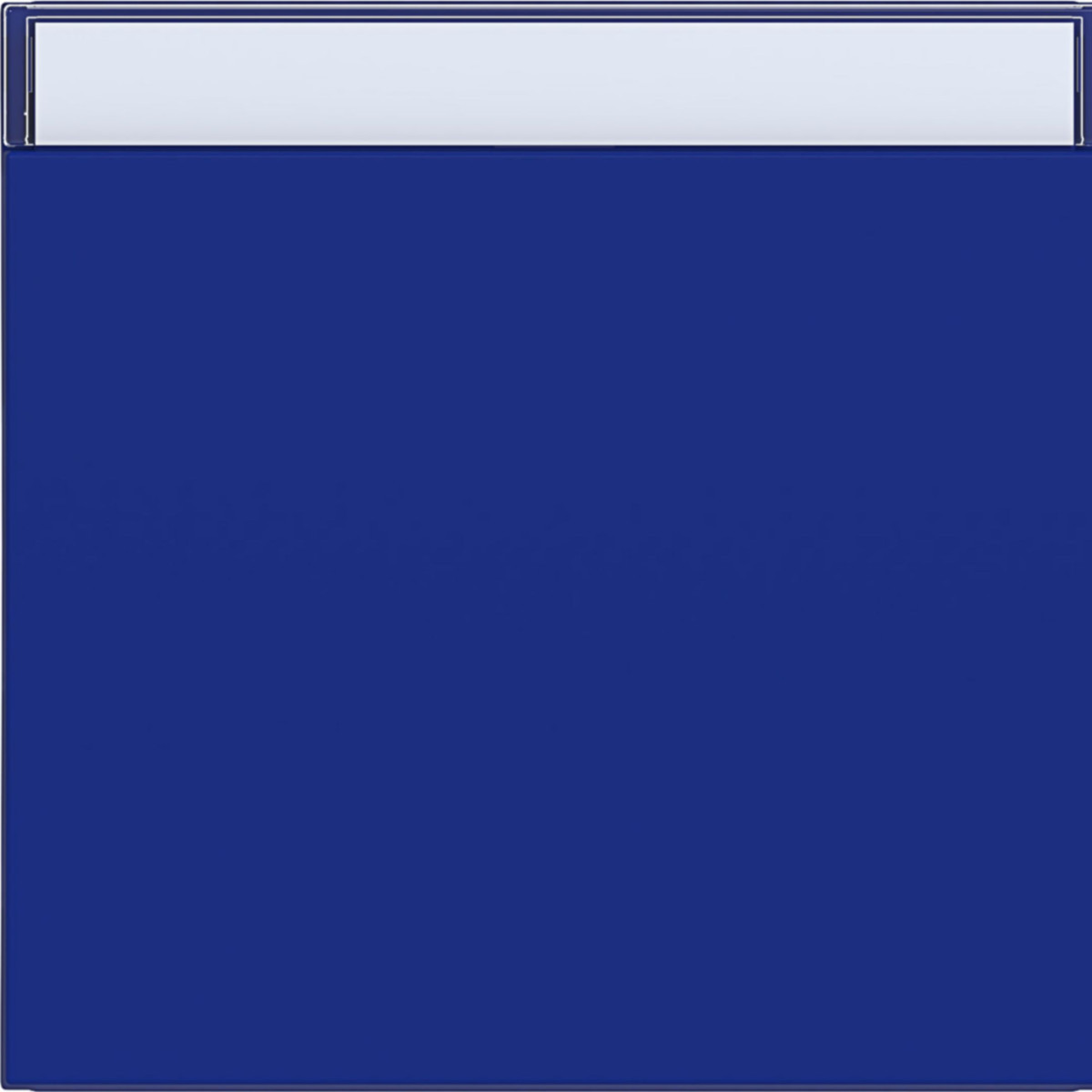 Hager A.x/C.x Wip 1-voudig, tekstveld, A.X/C.X, cobalt, mat