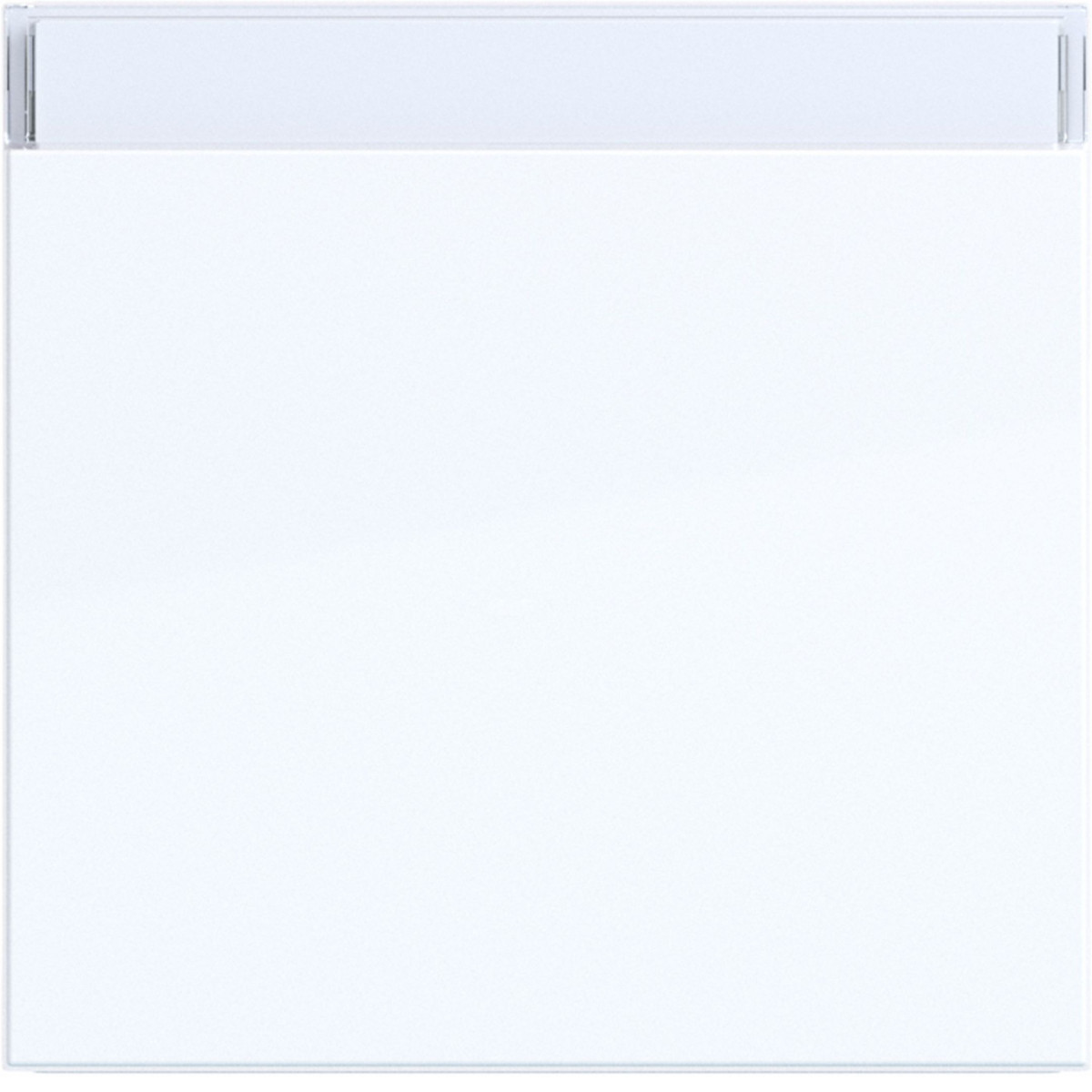 Hager A.x/C.x Wip 1-voudig, tekstveld, A.X/C.X, lichtwit glanzend