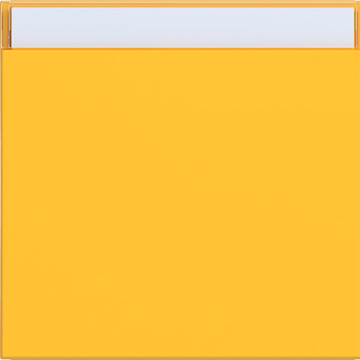 Hager A.x/C.x Wip 1-voudig, tekstveld, A.X/C.X, saffron, mat