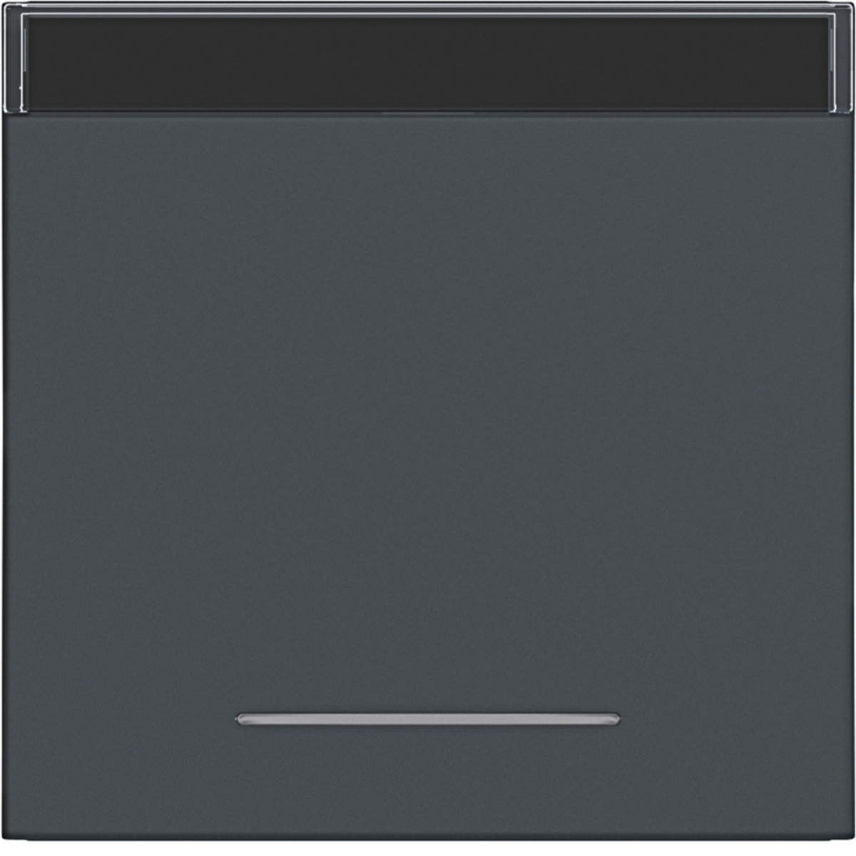 Hager A.x/C.x Wip 1-voudig, tekstveld, heldere lens, A.X/C.X, antraciet