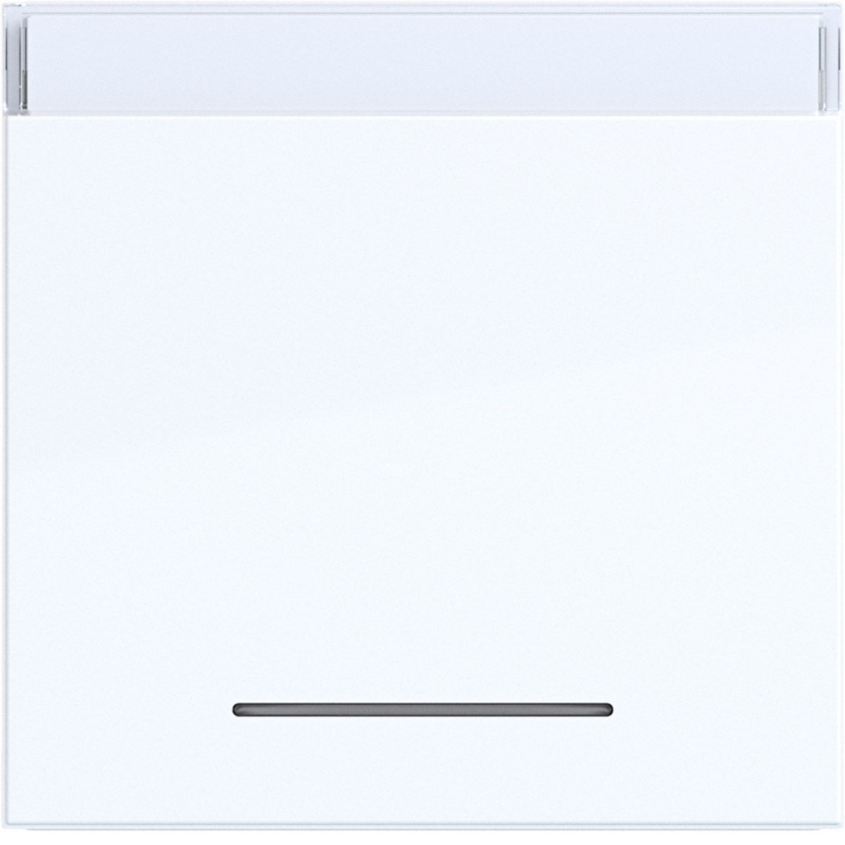 Hager A.x/C.x Wip 1-voudig, tekstveld, heldere lens, A.X/C.X, lichtwit glanzend