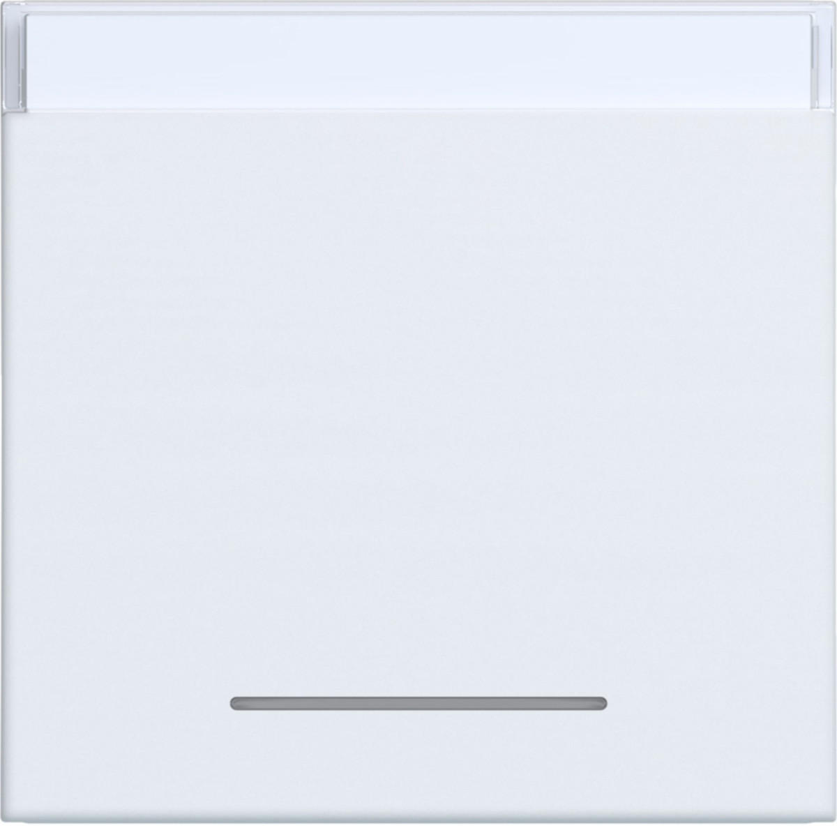 Hager A.x/C.x Wip 1-voudig, tekstveld, heldere lens, A.X/C.X, lichtwit mat