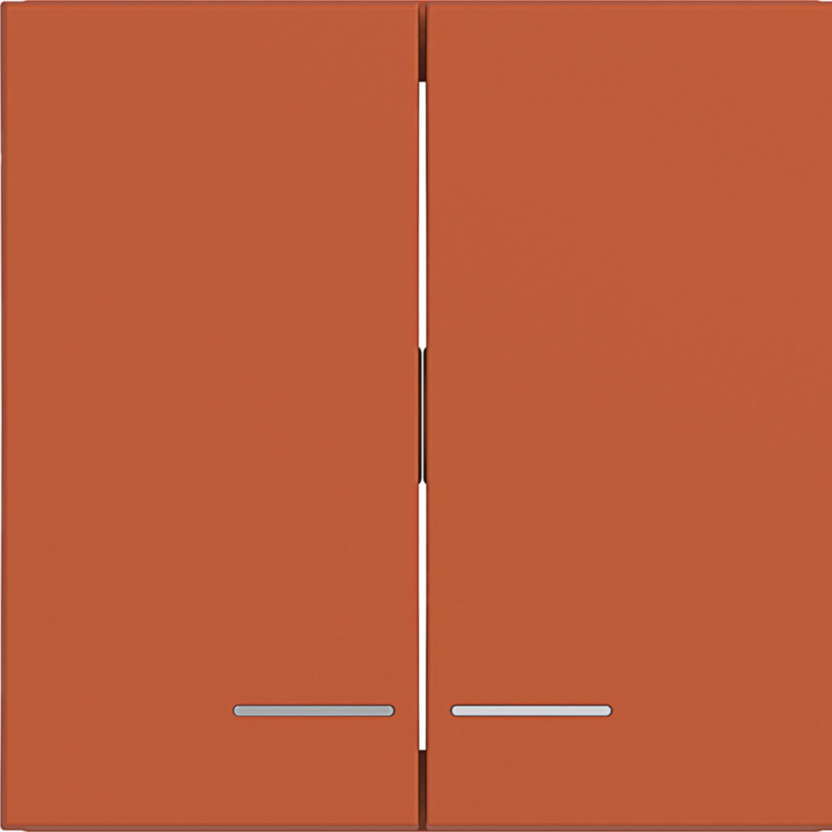 Hager A.x/C.x Wip 2-voudig, heldere lens, A.X/C.X, canyon, mat