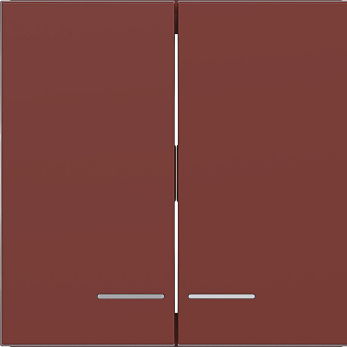 Hager A.x/C.x Wip 2-voudig, heldere lens, A.X/C.X, carmin, halfglanzend
