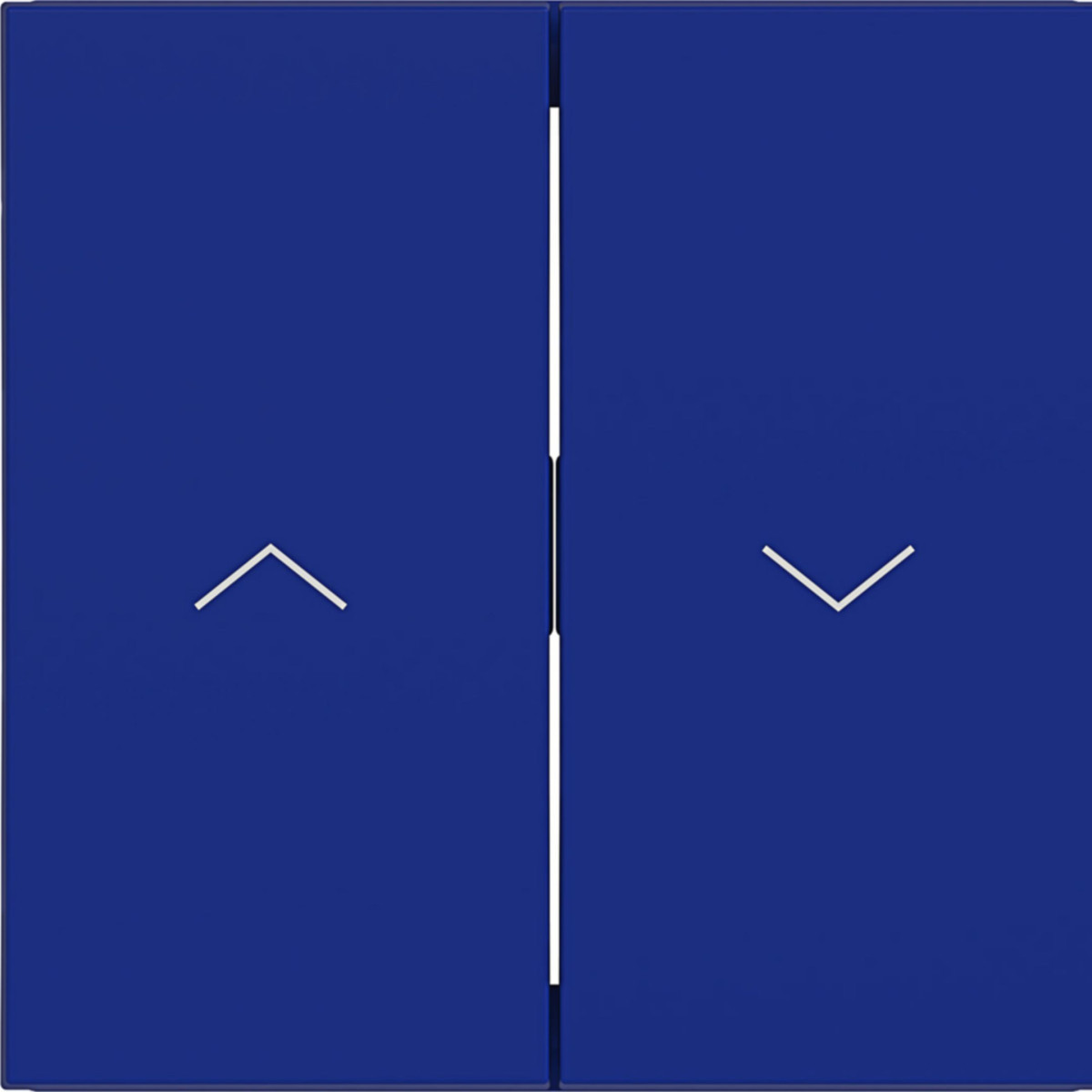 Hager A.x/C.x Wip 2-voudig, met opdruk ÉÉN pijlsymbool, A.X/C.X, cobalt, mat