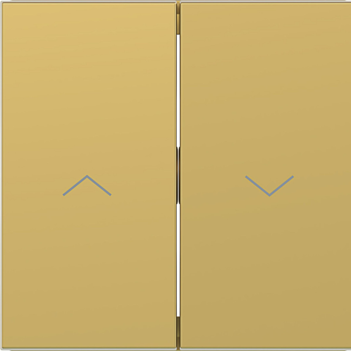 Hager A.x/C.x Wip 2-voudig, met opdruk ÉÉN pijlsymbool, A.X/C.X, gold, metalic