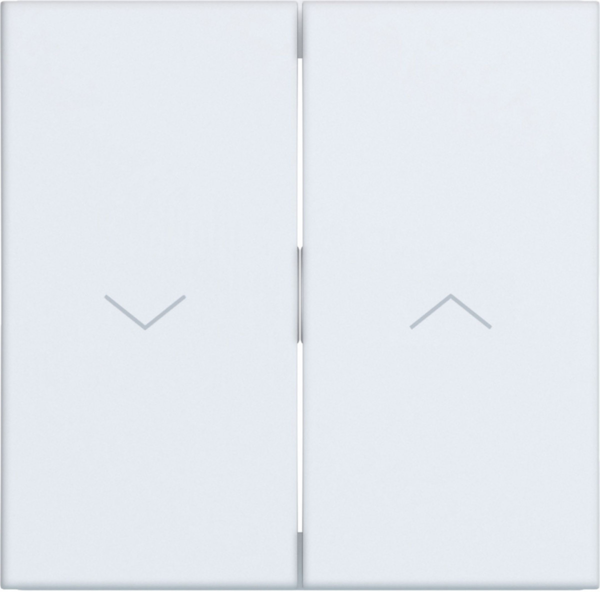 Hager A.x/C.x Wip 2-voudig, met opdruk ÉÉN pijlsymbool, A.X/C.X, lichtwit mat