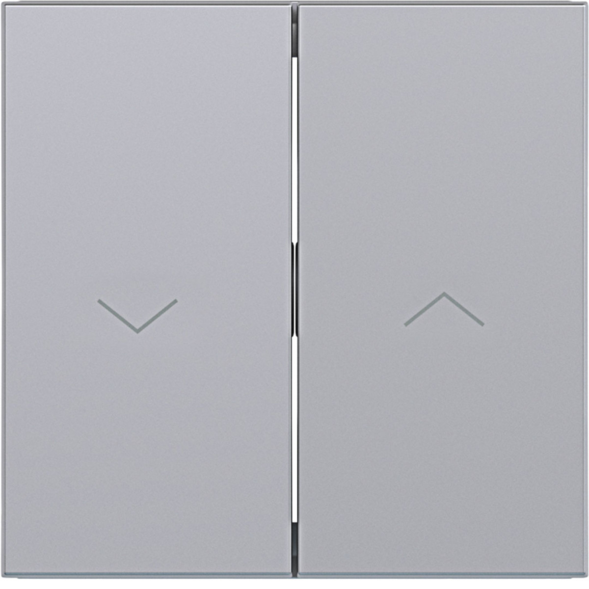 Hager A.x/C.x Wip 2-voudig, met opdruk ÉÉN pijlsymbool, A.X/C.X, titaan