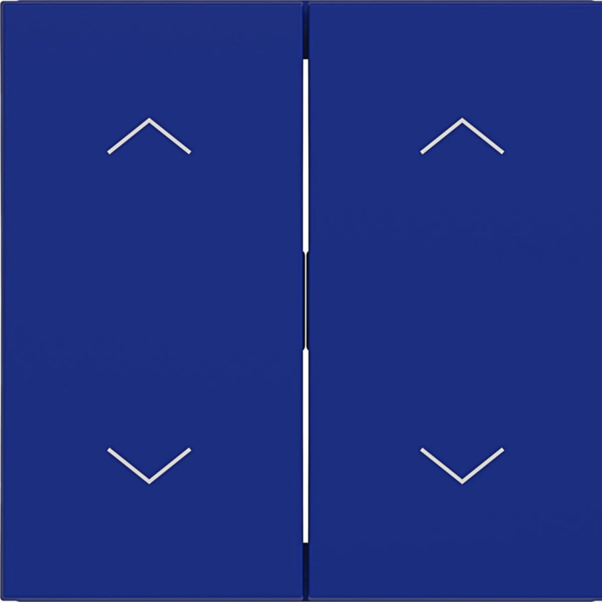 Hager A.x/C.x Wip 2-voudig, met opdruk twee pijlensymb., A.X/C.X, cobalt, mat