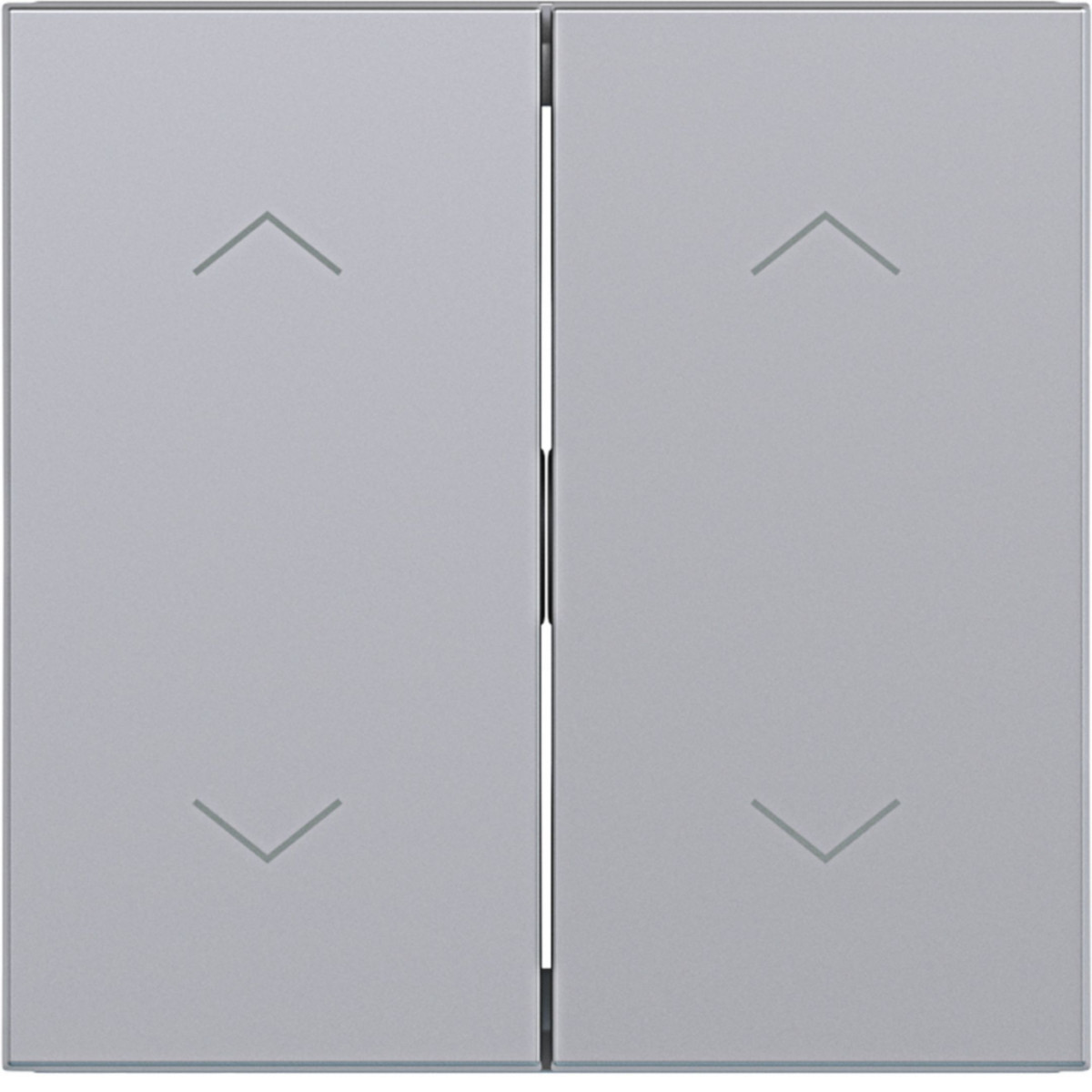 Hager A.x/C.x Wip 2-voudig, met opdruk twee pijlensymb., A.X/C.X, titaan