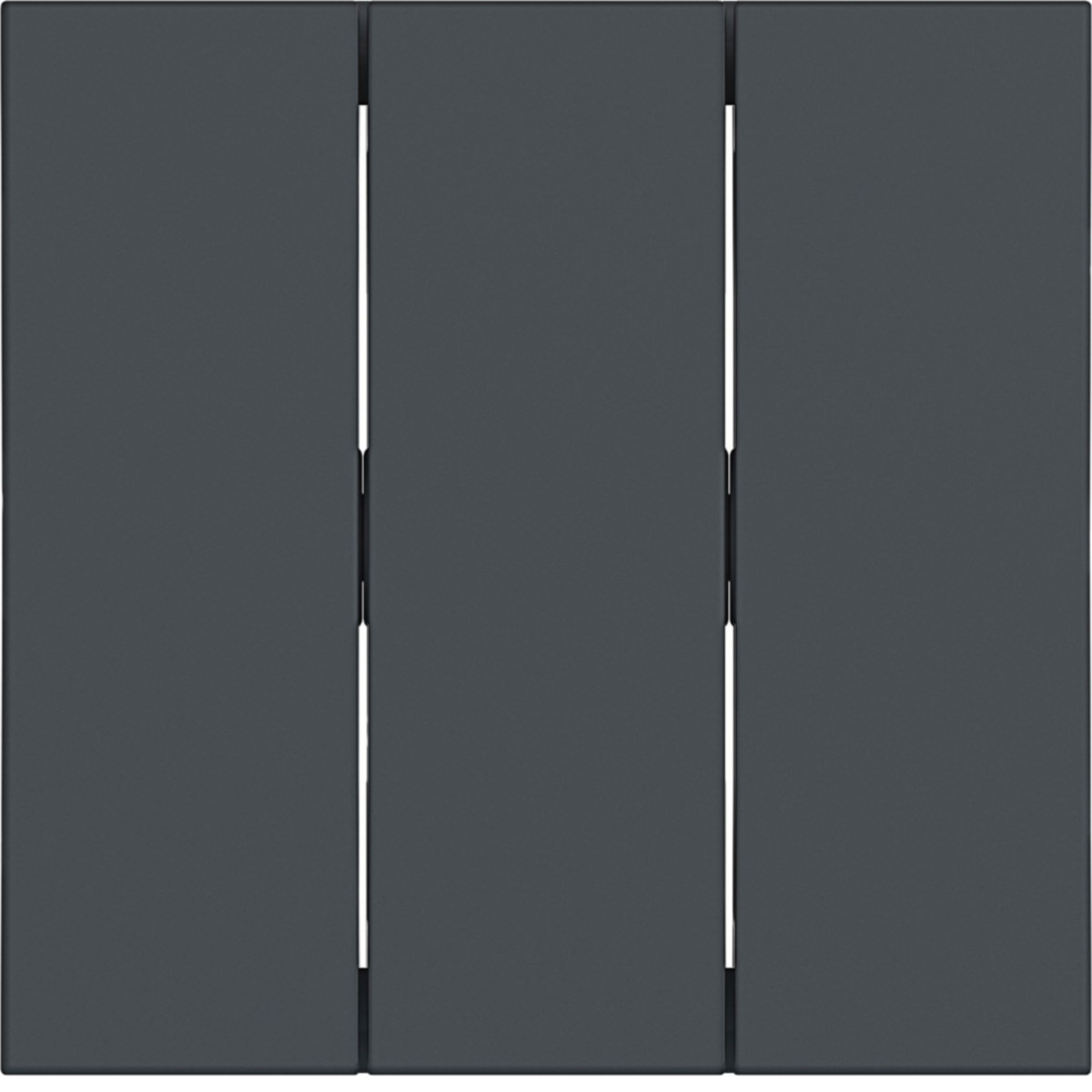 Hager A.x/C.x Wip 3-voudig, A.X/C.X, antraciet