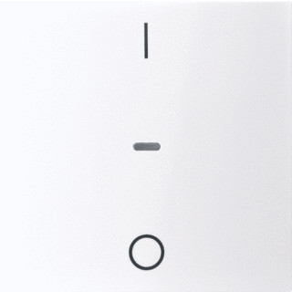 Berker S.1/B.3/B.7 enkele wip aan-/uit-schakelaar wit