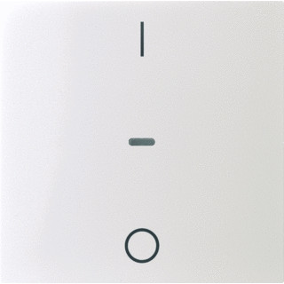 Berker S.1/B.3/B.7 enkele wip aan-/uit-schakelaar wit