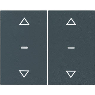 Berker K.1/K.5 tweedelige wip aan-/uit-schakelaar antraciet