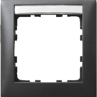 Berker S.1 afdekraam 1V horizontaal en verticaal antraciet ip20
