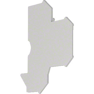 Hager Afsluitplaat voor kxa04i2 / i4 / i5 / i6