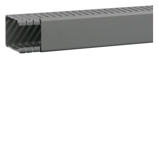 Hager Ba6 bedradingskanaal + deksel zonder bodemperforatie 60x40mm grijs