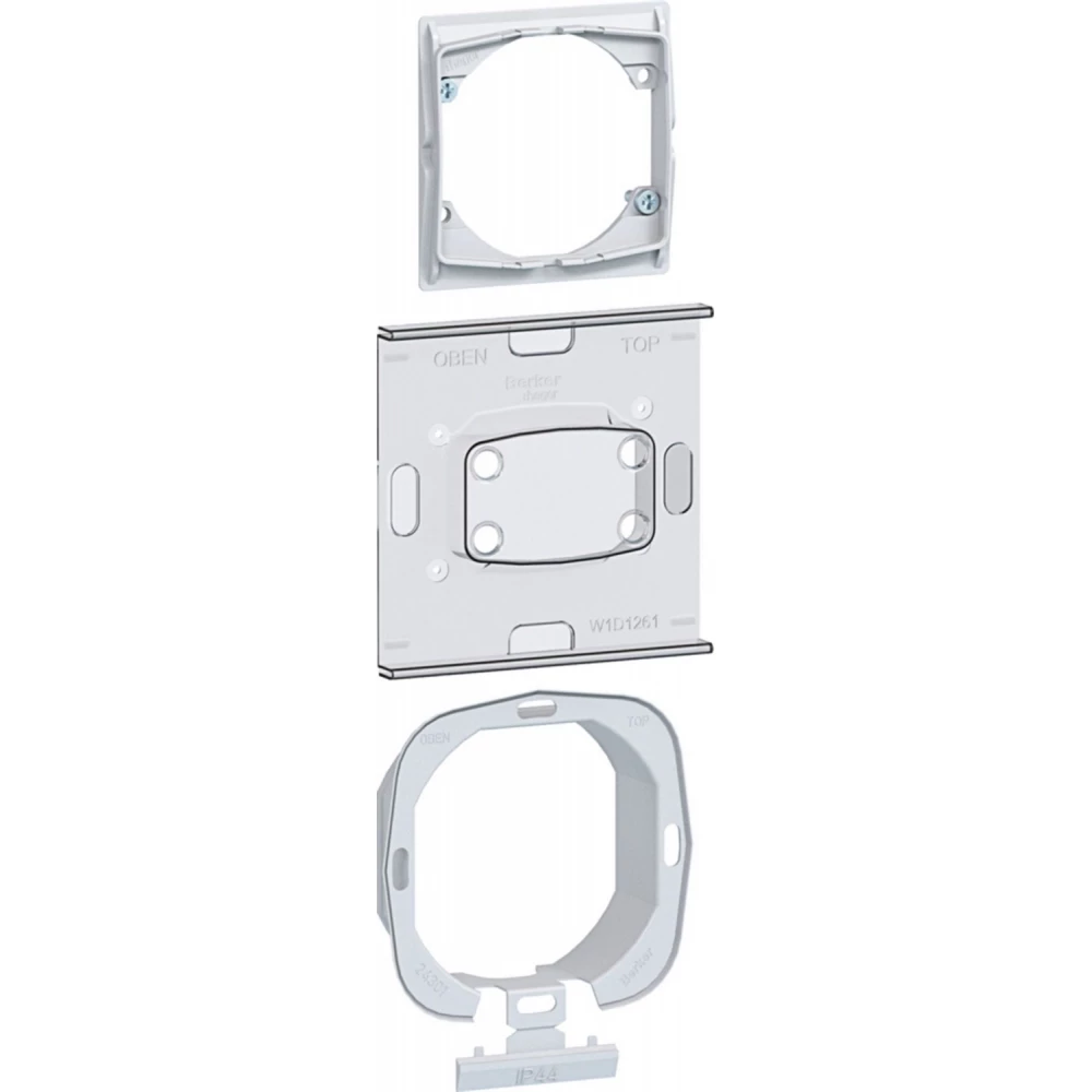 Hager Basiselementen Afdichtingsset Voor schakelaar/impulsdrukker, transparant