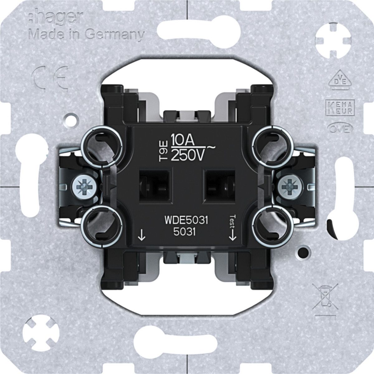 Hager Basiselementen Impulsdrukker Maakcontact