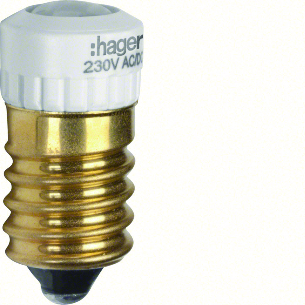 Hager Basiselementen Led-Lampen e14, wit