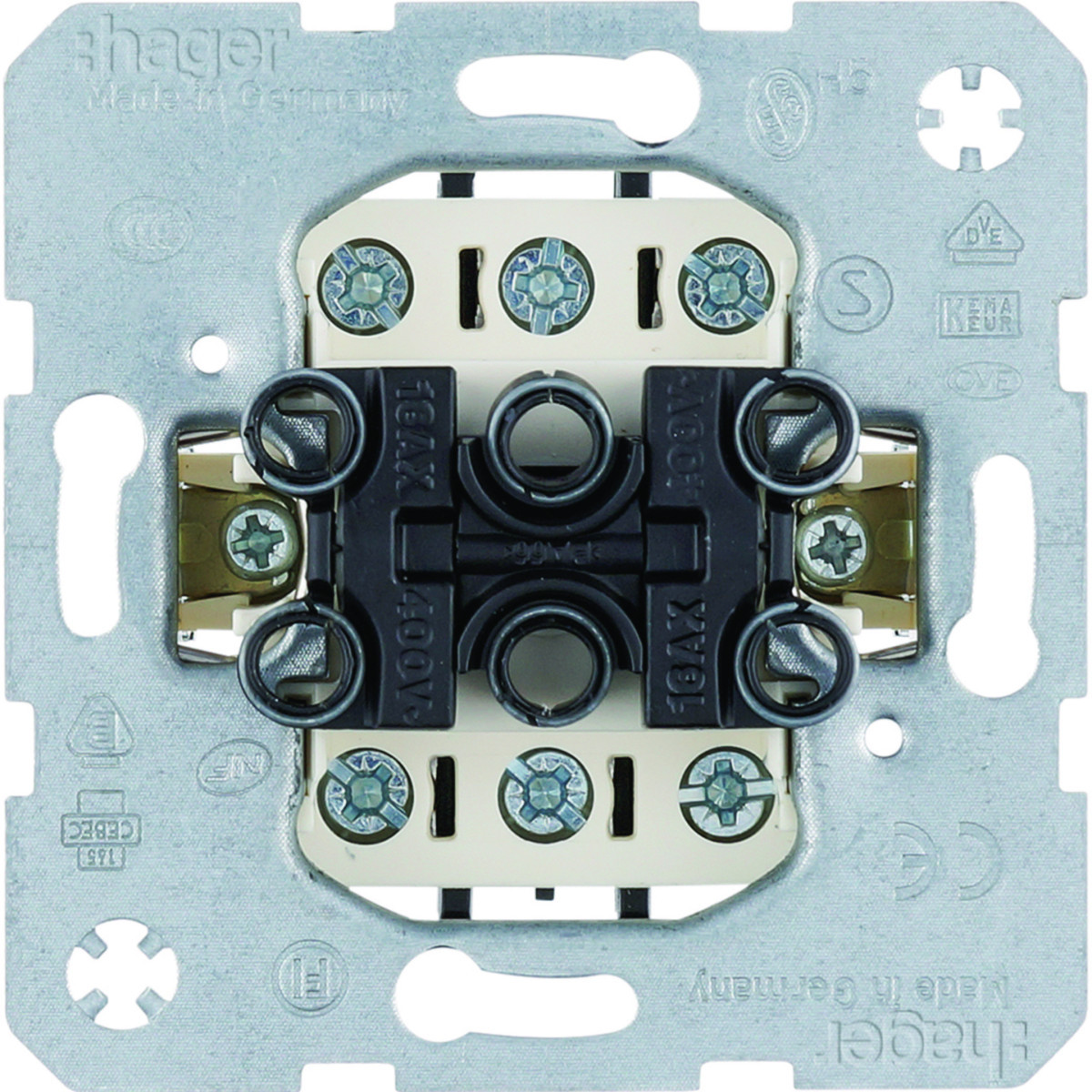 Hager Basiselementen Schakelaar 3-voudig (3 X 1-polig)