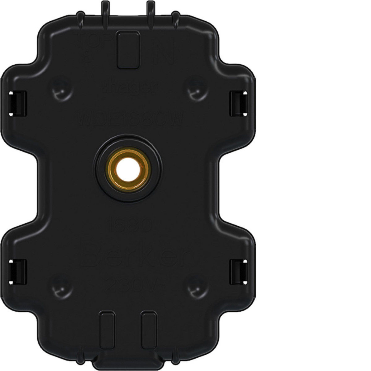 Hager Basiselementen Serie Led-module met N-klem 230 V, 0,4 ma, module-inbouwelementen, ZW