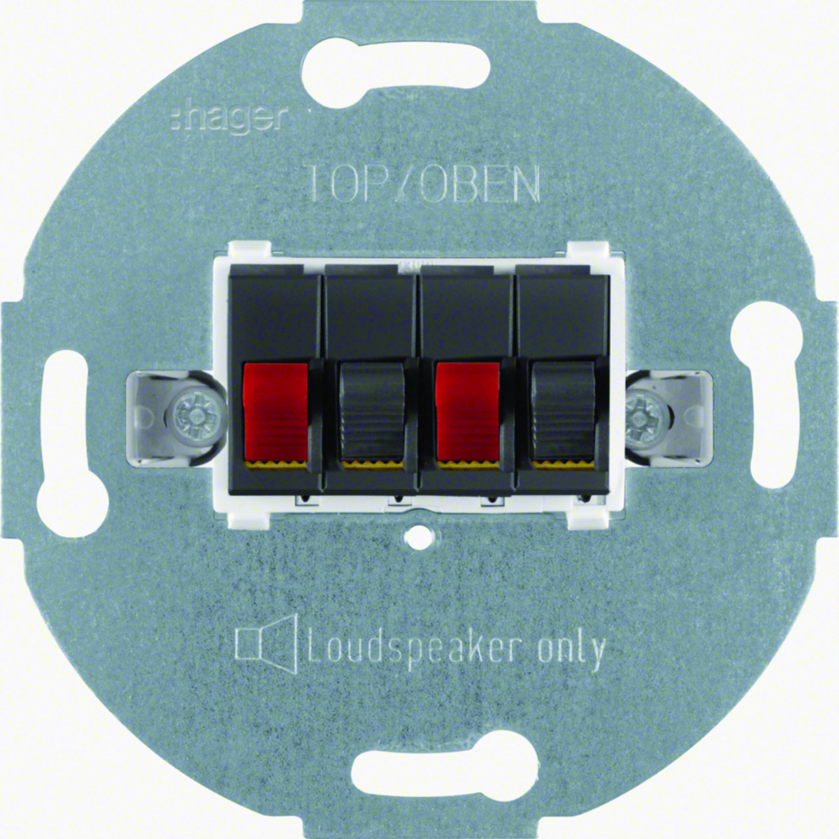 Hager Basiselementen Stereo-Luidsprekerwcd, antraciet mat