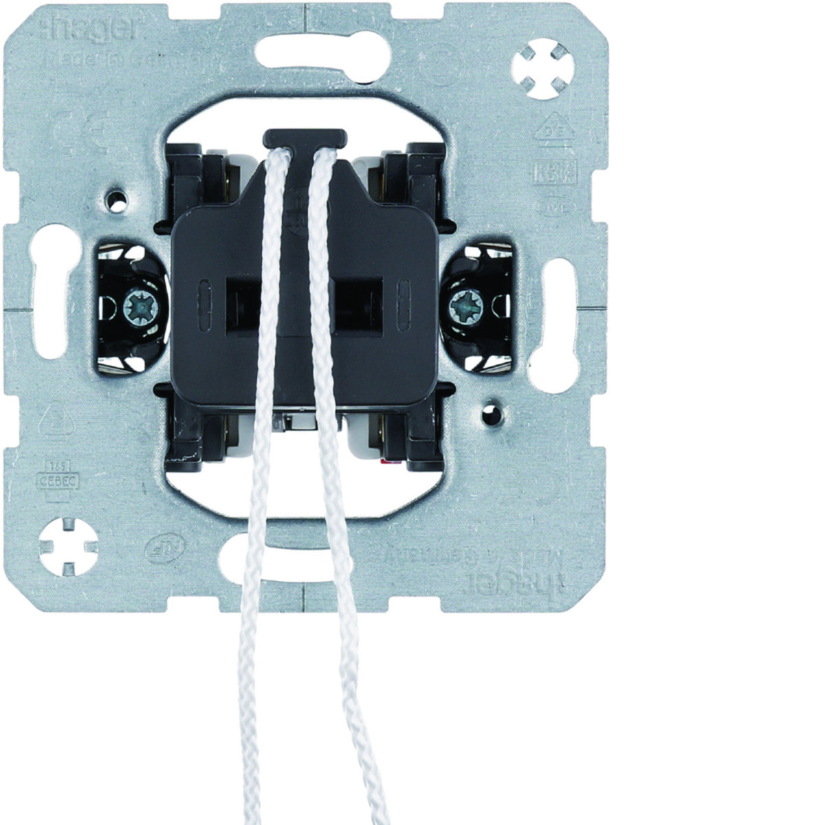 Hager Basiselementen Trekimpulsdrukker Wisselcontact