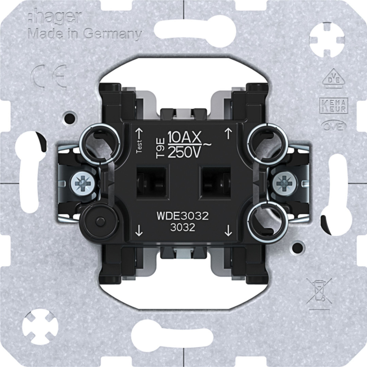 Hager Basiselementen Wipschakelaar, 2-polig