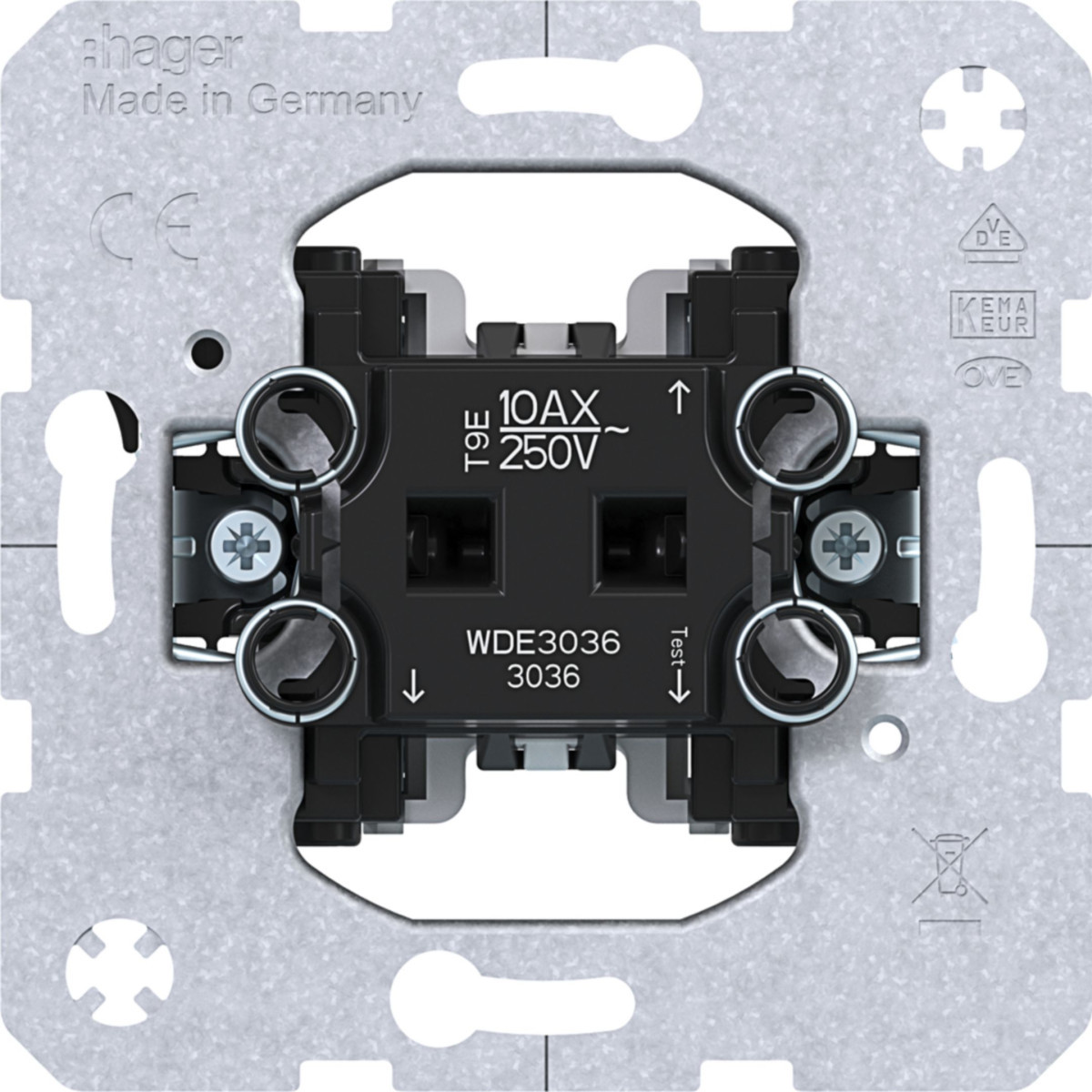 Hager Basiselementen Wisselschakelaar