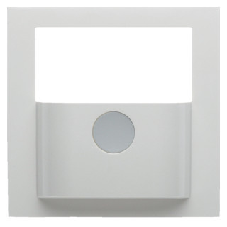 Hager berker Afdek. voor KNX bew.meld. S/B polarwit GLZ.