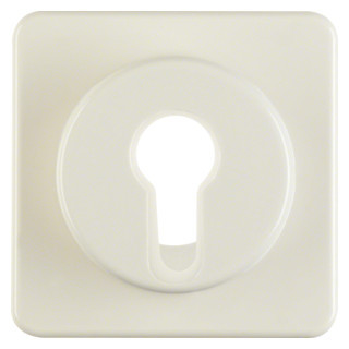 Hager berker Afdek. voor sleutelschak./-imp.DR. ip44 inbouw, wit