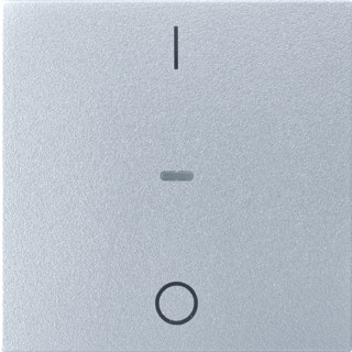 Berker S.1/B.3/B.7 enkele wip aan-/uit-schakelaar aluminium