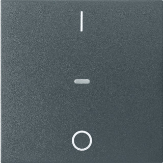 Berker S.1/B.3/B.7 enkele wip aan-/uit-schakelaar antraciet