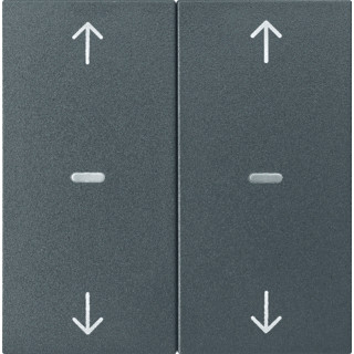 Berker S.1/B.3/B.7 tweedelige wip aan-/uit-schakelaar antraciet