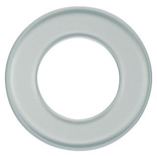 Hager berker Afdekraam 1-V, glas, helder