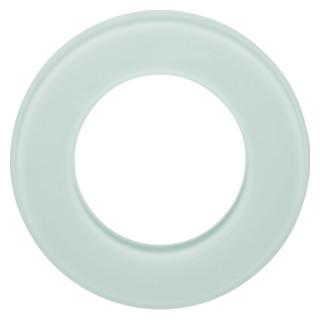 Hager berker Afdekraam 1-V, glas, polarwit