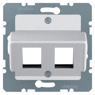 Berker Onderdeel/centraalplaat centraalplaat voor tussenring kunststof wit 148402