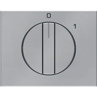 Berker Draaiknop aan-/uit-schakelaar roestvaststaal ( RVS )