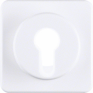 Berker Sleutel aan-/uit-schakelaar wit